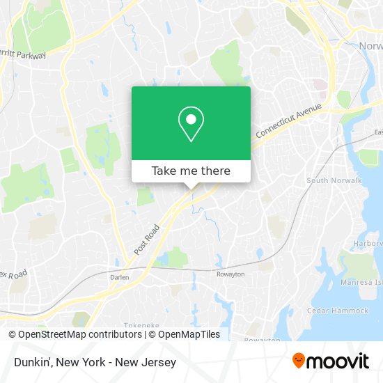 Dunkin' map