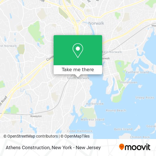 Athens Construction map
