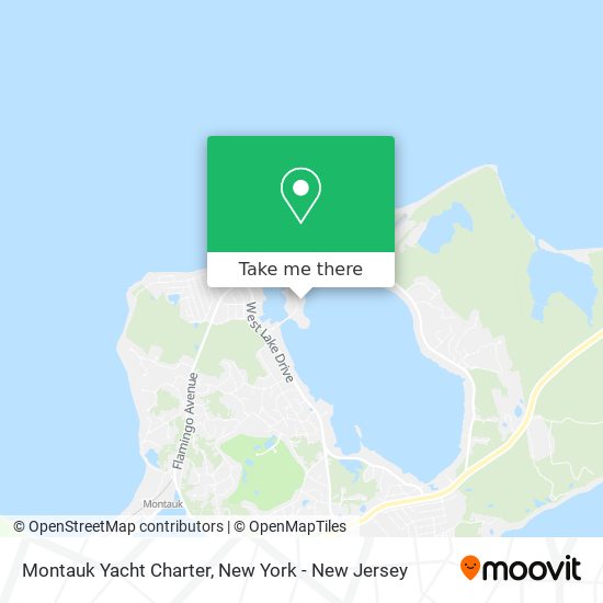 Montauk Yacht Charter map