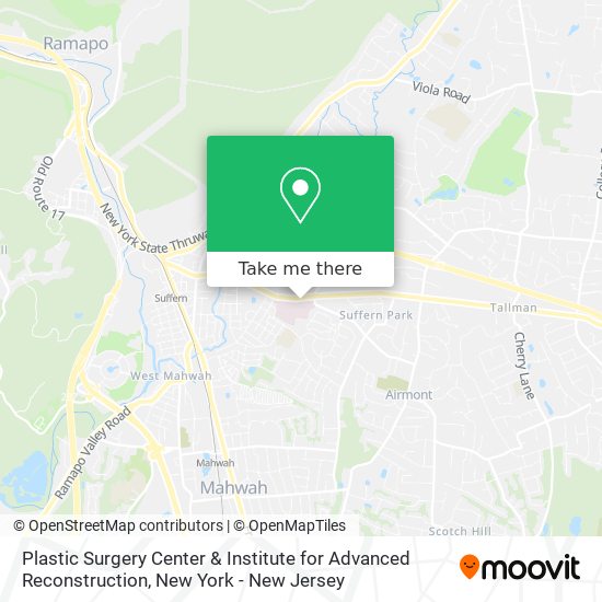 Plastic Surgery Center & Institute for Advanced Reconstruction map