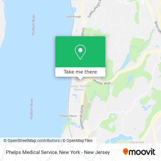 Phelps Medical Service map
