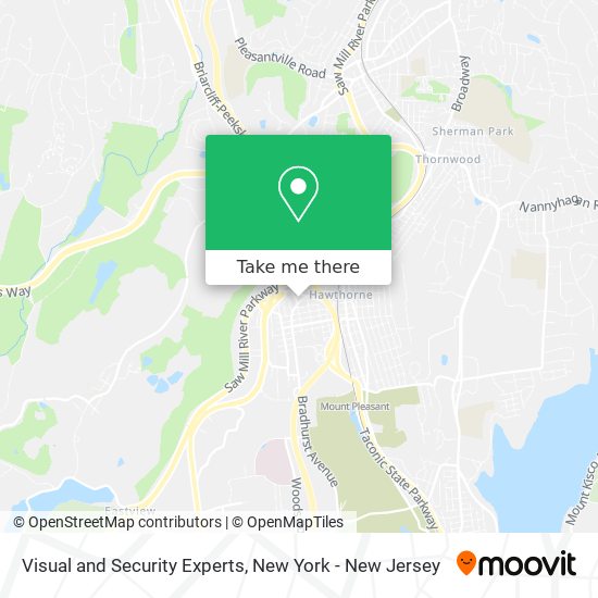 Visual and Security Experts map