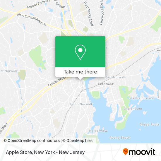 Apple Store map