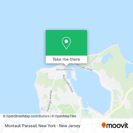 Montauk Parasail map