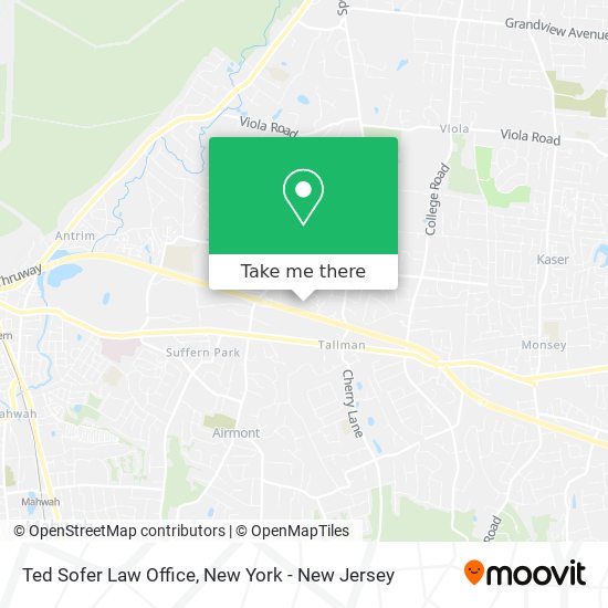 Ted Sofer Law Office map