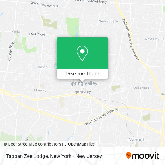 Mapa de Tappan Zee Lodge