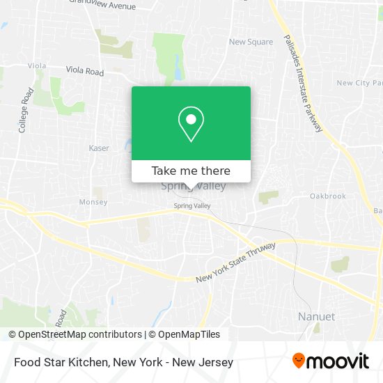 Mapa de Food Star Kitchen