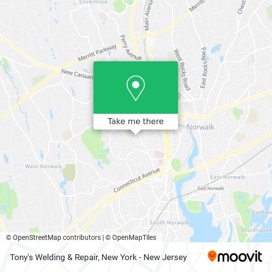 Tony's Welding & Repair map