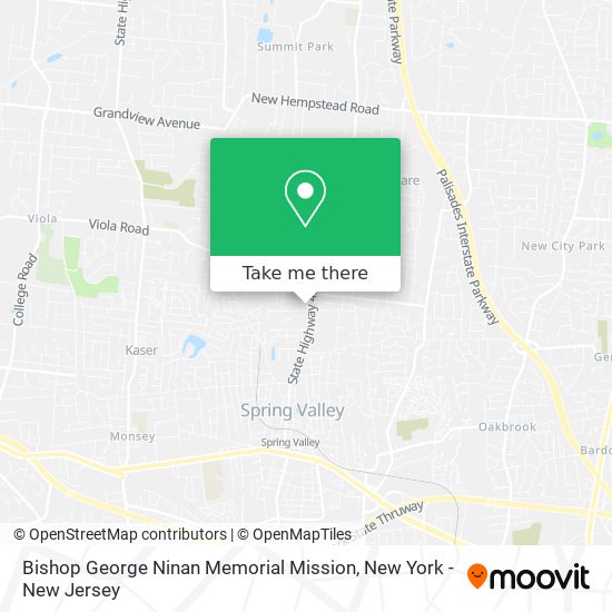 Bishop George Ninan Memorial Mission map