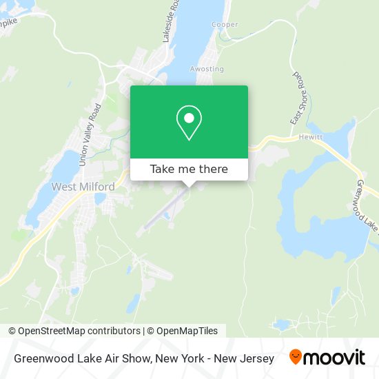 ¿Cómo llegar a Greenwood Lake Air Show en West Milford, Nj en Autobús