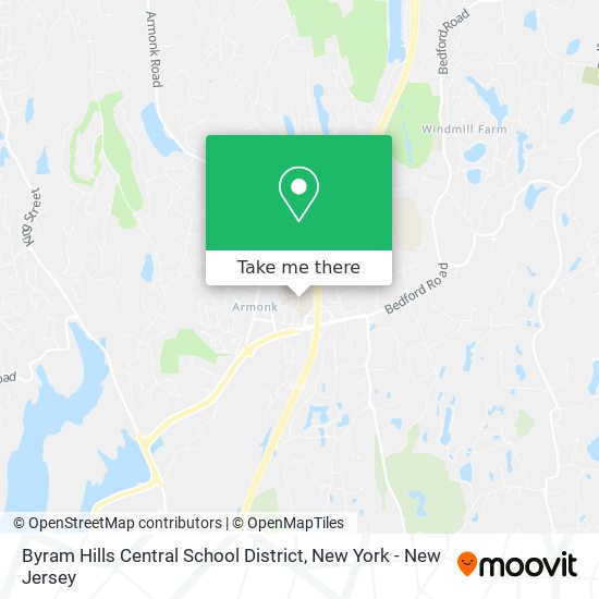 Byram Hills Central School District map