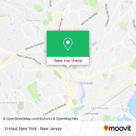 U-Haul map