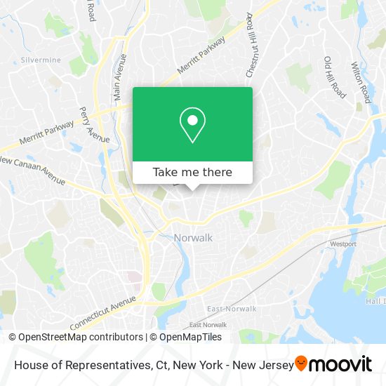 Mapa de House of Representatives, Ct