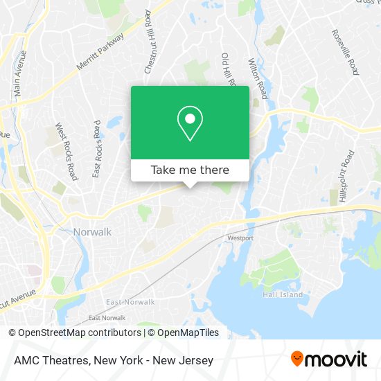 AMC Theatres map