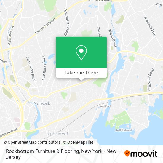 Rockbottom Furniture & Flooring map