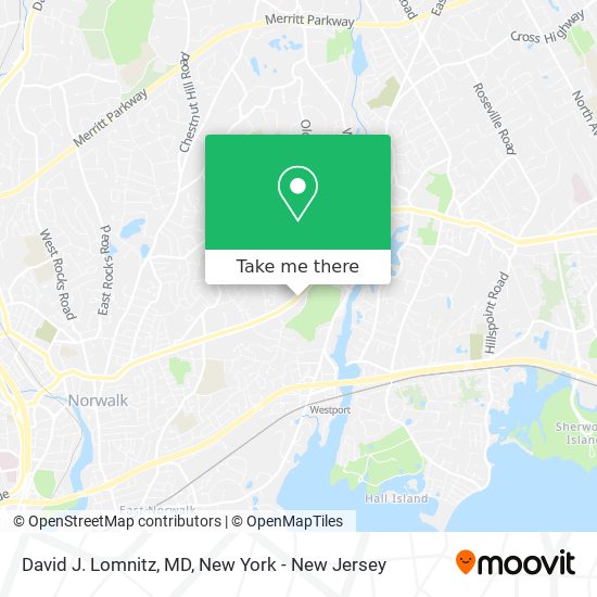 David J. Lomnitz, MD map