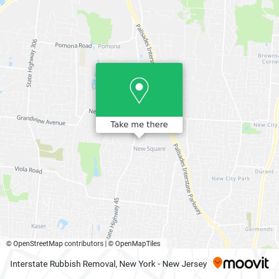 Interstate Rubbish Removal map