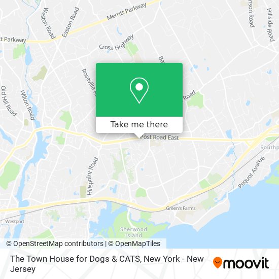 The Town House for Dogs & CATS map