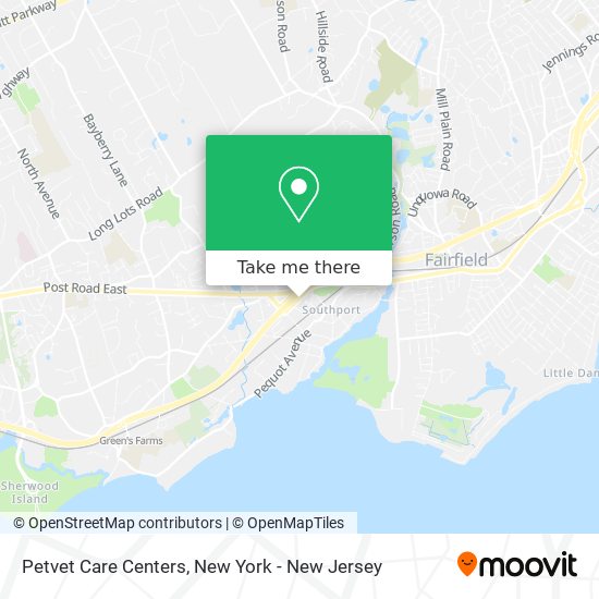 Petvet Care Centers map