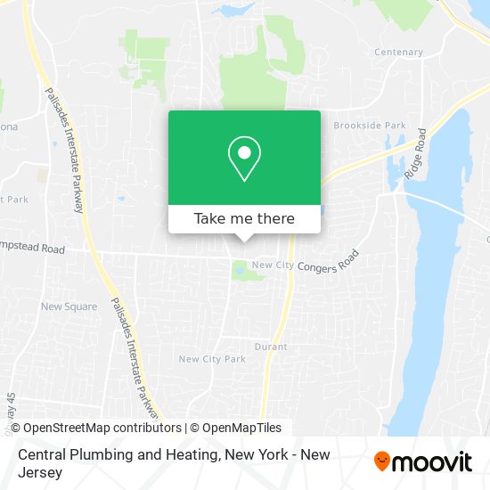 Mapa de Central Plumbing and Heating