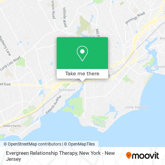 Mapa de Evergreen Relationship Therapy