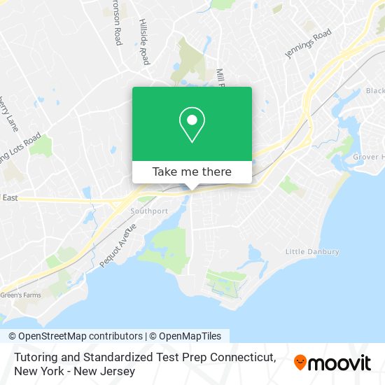 Mapa de Tutoring and Standardized Test Prep Connecticut