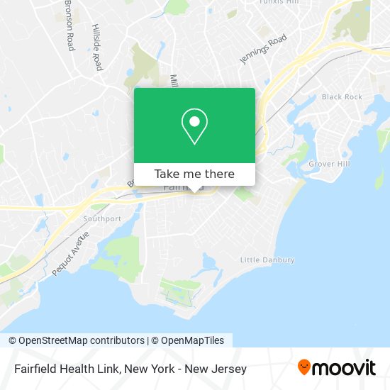Fairfield Health Link map