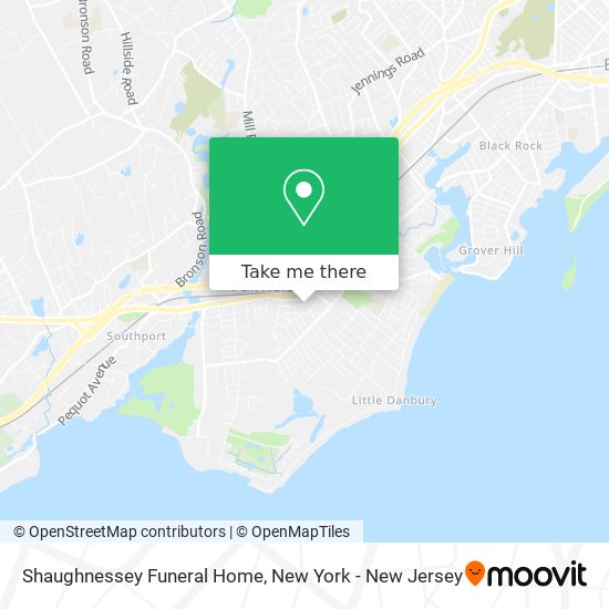 Shaughnessey Funeral Home map
