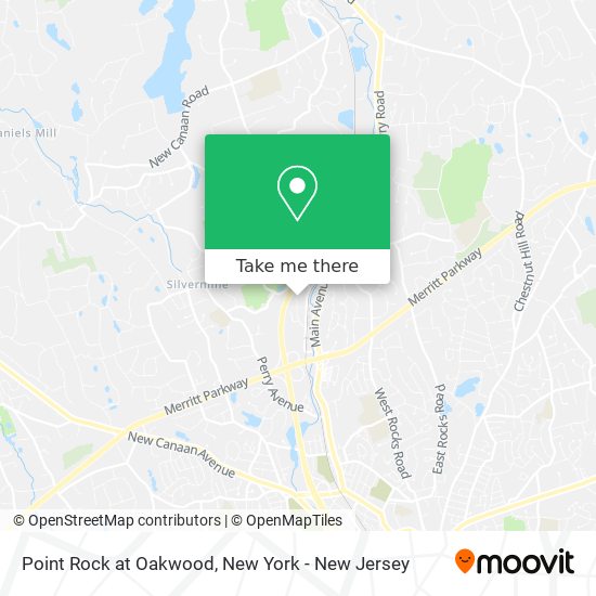 Point Rock at Oakwood map