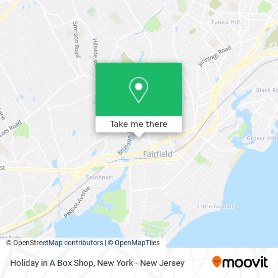 Holiday in A Box Shop map