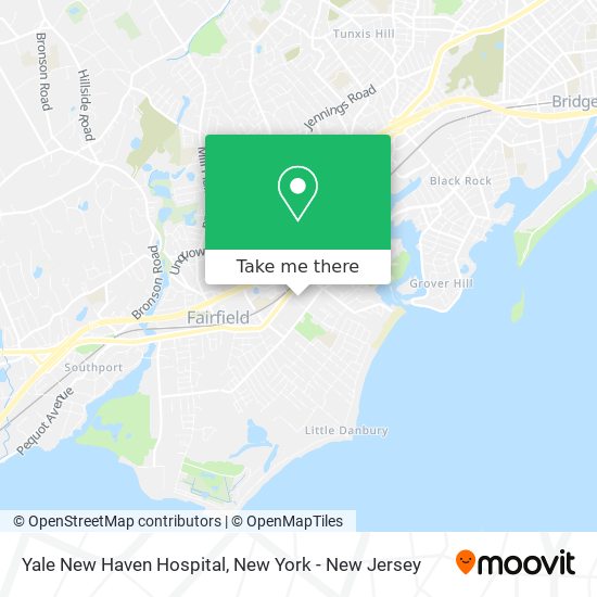 Yale New Haven Hospital map