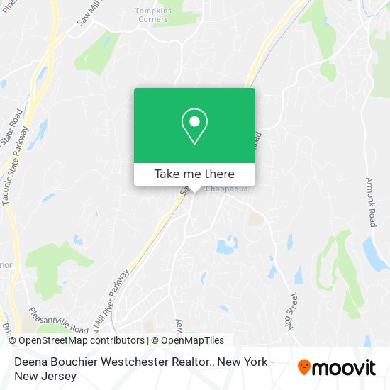 Mapa de Deena Bouchier Westchester Realtor.