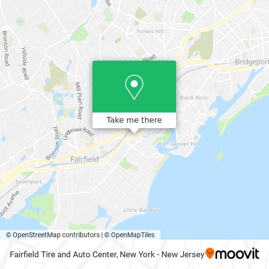 Fairfield Tire and Auto Center map