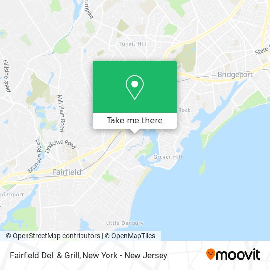 Fairfield Deli & Grill map