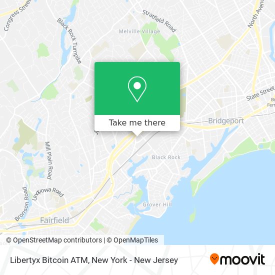 Mapa de Libertyx Bitcoin ATM