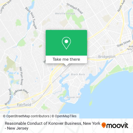 Reasonable Conduct of Konover Business map