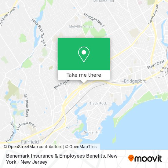Benemark Insurance & Employees Benefits map