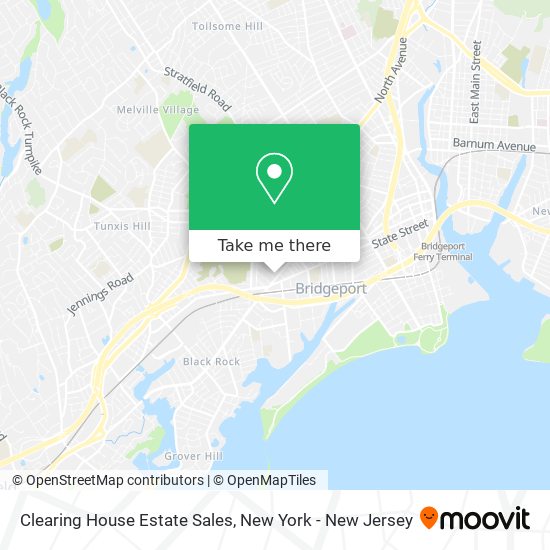 Clearing House Estate Sales map