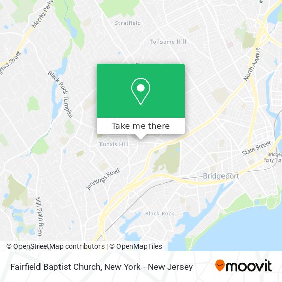 Mapa de Fairfield Baptist Church