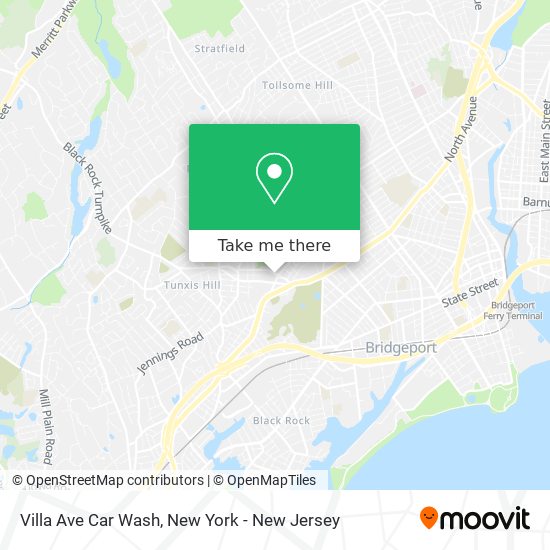 Villa Ave Car Wash map