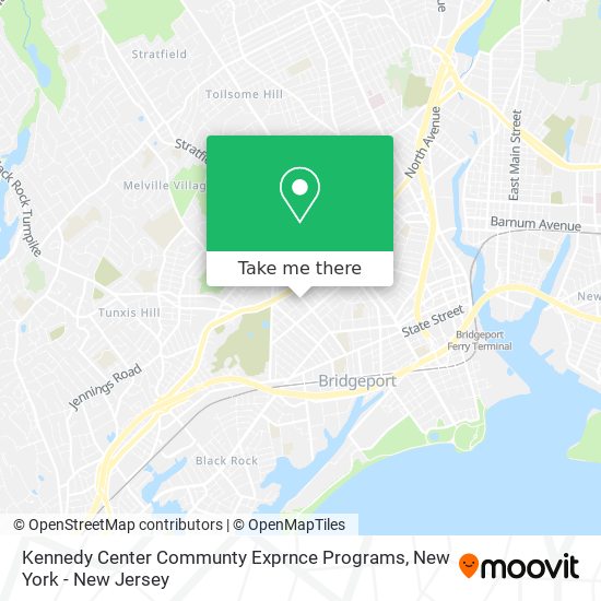 Mapa de Kennedy Center Communty Exprnce Programs