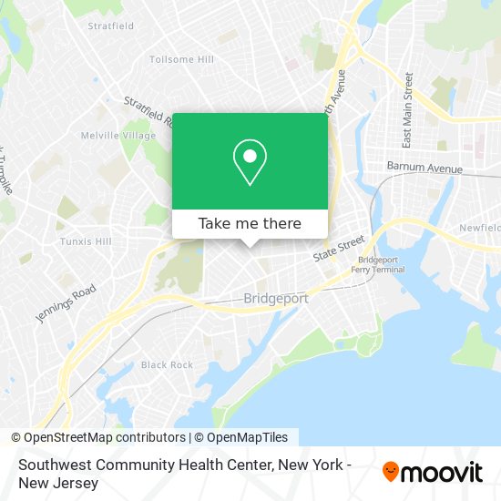 Southwest Community Health Center map