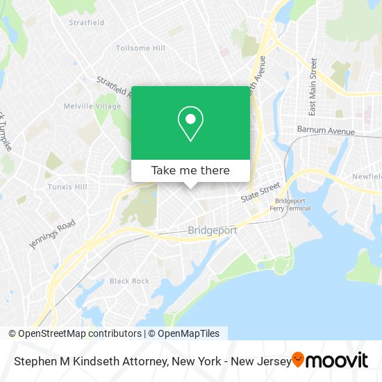 Stephen M Kindseth Attorney map