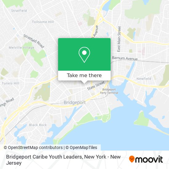 Bridgeport Caribe Youth Leaders map