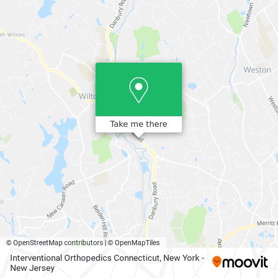 Mapa de Interventional Orthopedics Connecticut