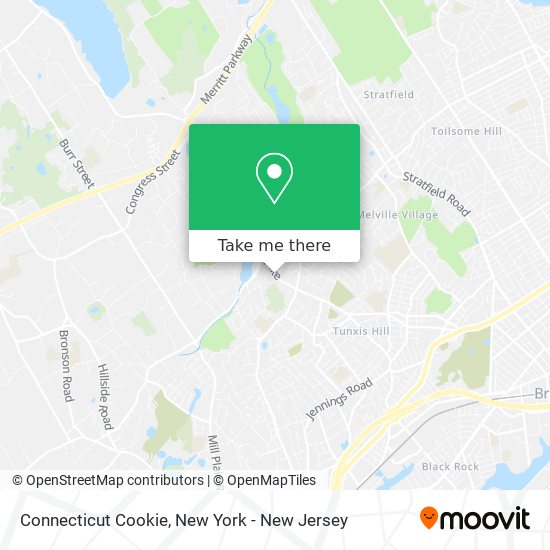 Mapa de Connecticut Cookie