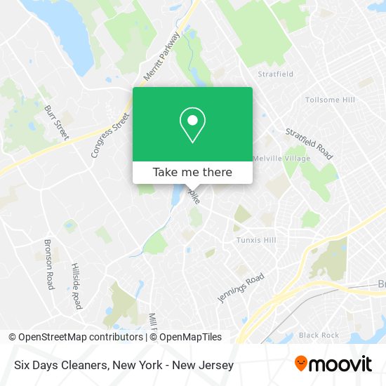 Six Days Cleaners map