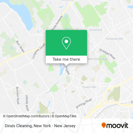 Dina's Cleaning map
