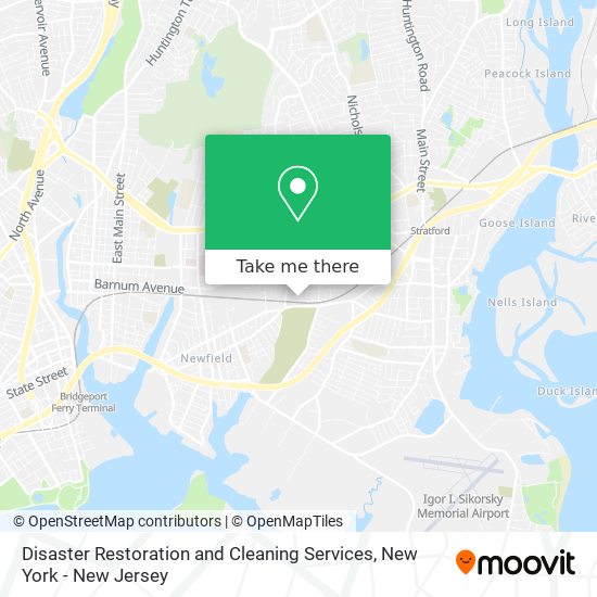 Disaster Restoration and Cleaning Services map