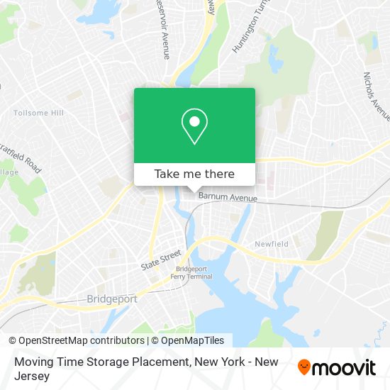 Moving Time Storage Placement map